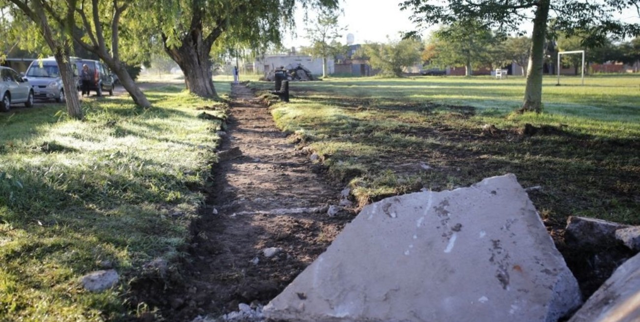 En pocos meses, los vecinos de Scarafía podrán disfrutar de una plaza nueva