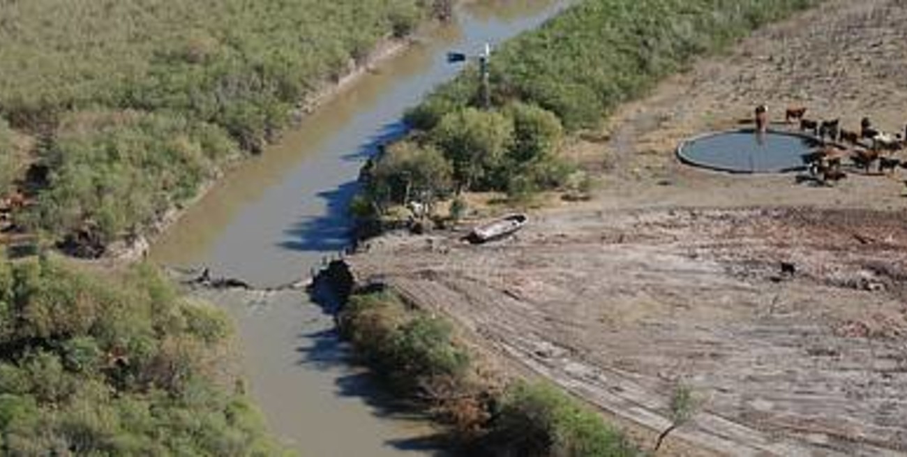 El río Salado fue liberado y ahora el cauce se normalizó
