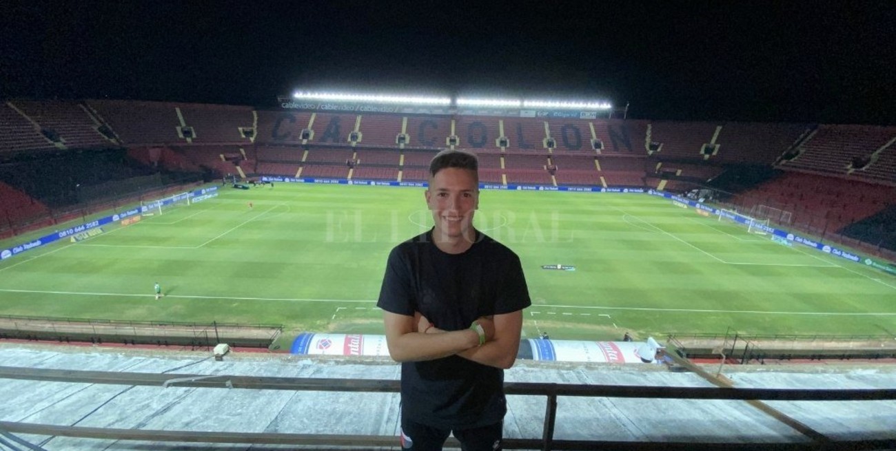 Santafesino que analizaba videos de fútbol en Twitter ahora trabaja en Colón