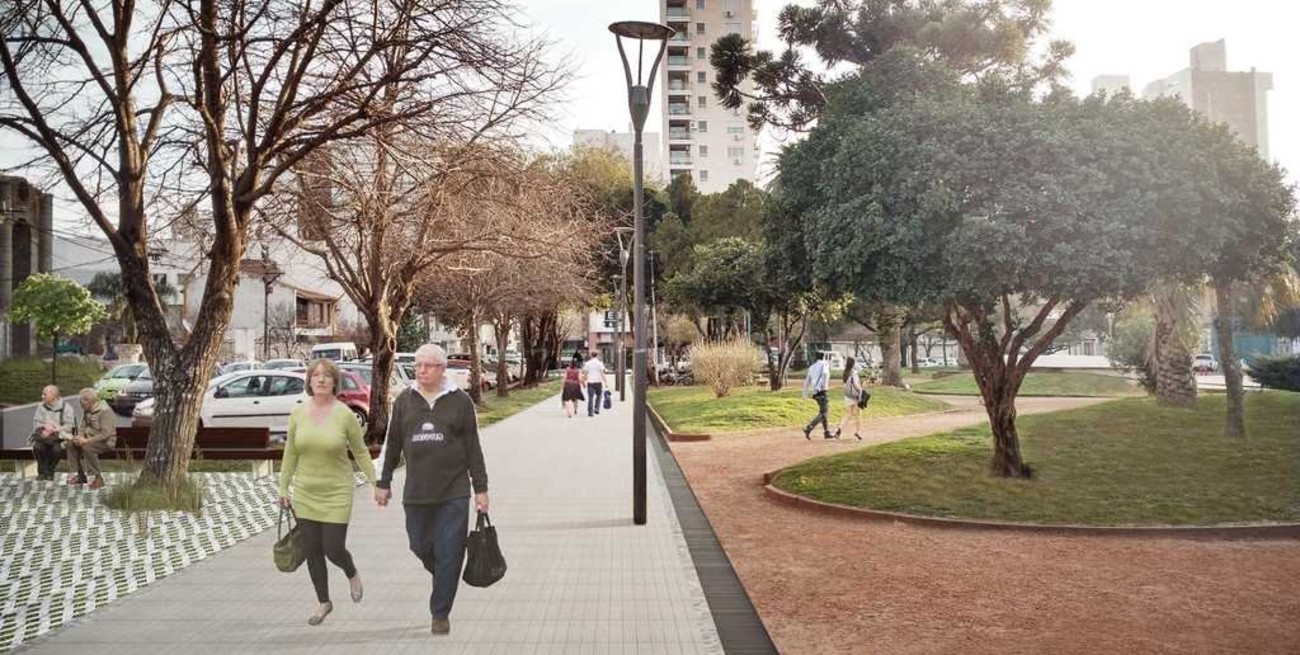 Cómo es el proyecto para poner en valor la plaza San Martín