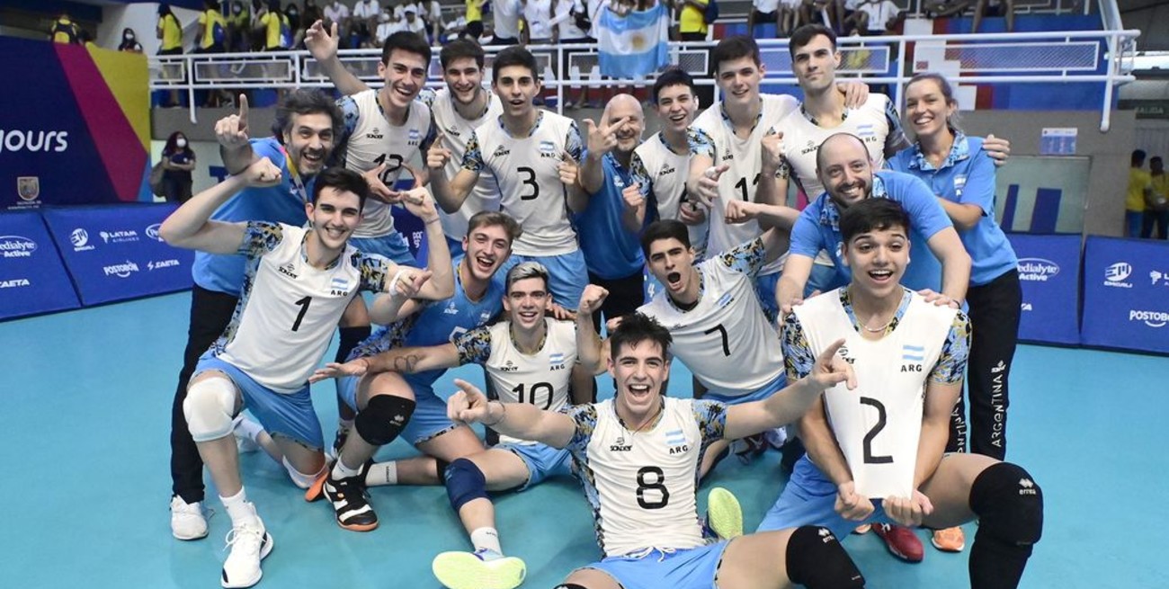 El vóleibol masculino ganó la medalla de bronce en Cali 2021