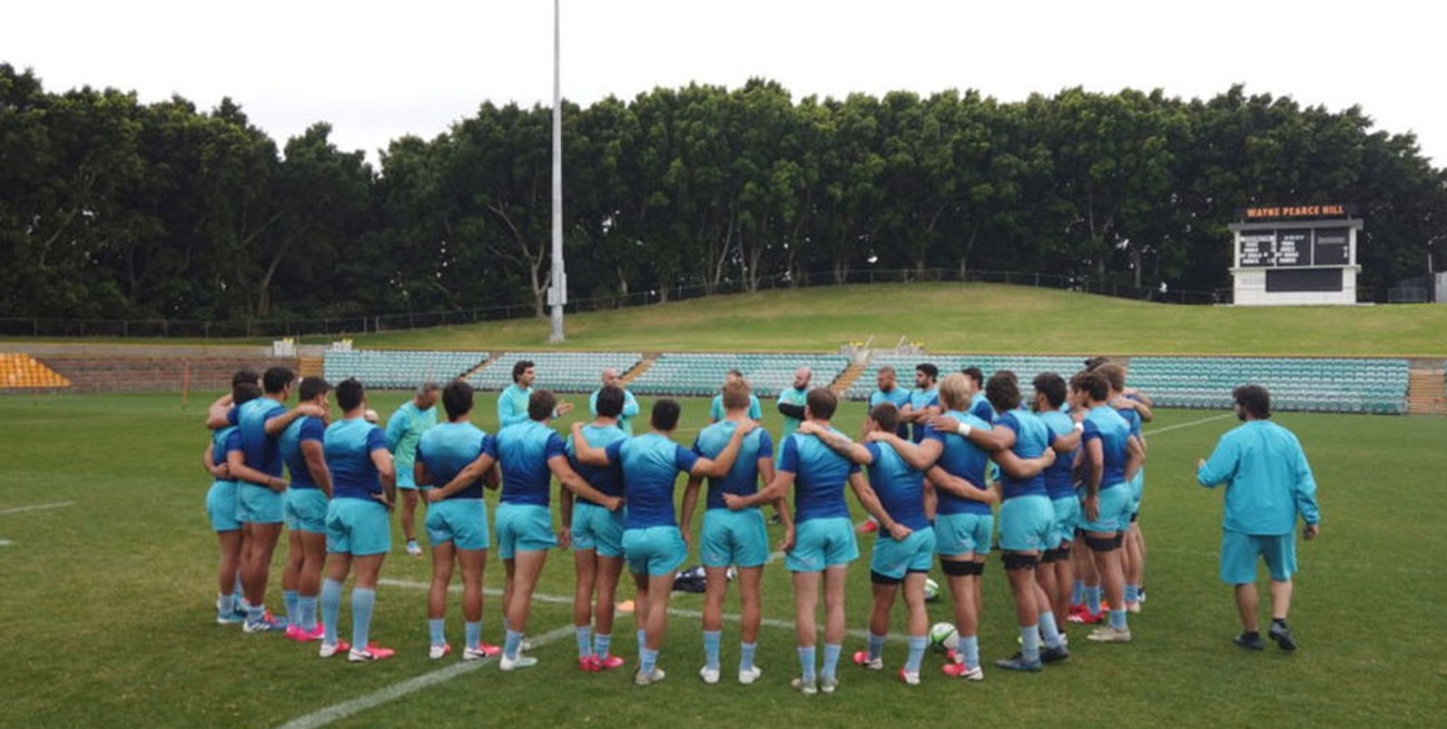 Los Pumas trabajan con entusiasmo