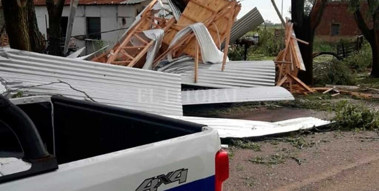 Temporal en San Jorge: 22 evacuados y unas 30 viviendas afectadas