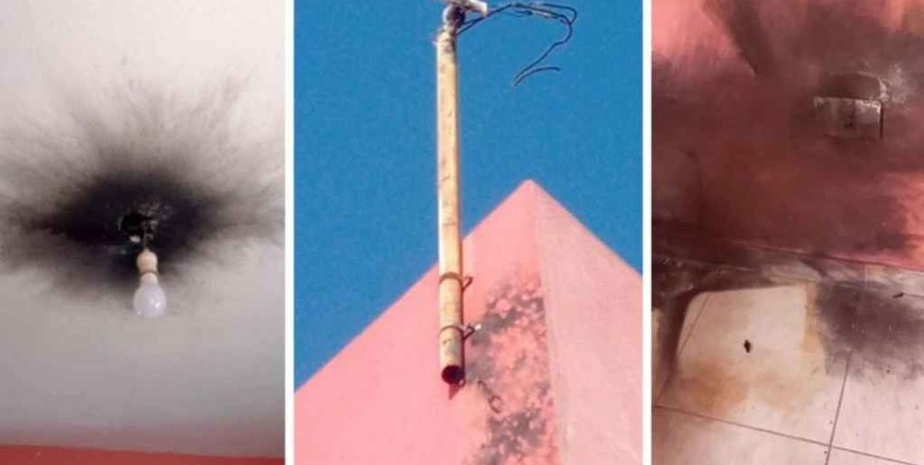 Cayó un rayo en una casa en el interior el Córdoba y fulminó el sistema eléctrico