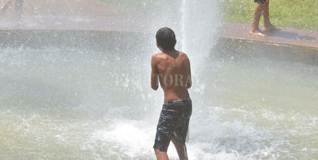 Viernes con mucho calor en la ciudad de Santa Fe