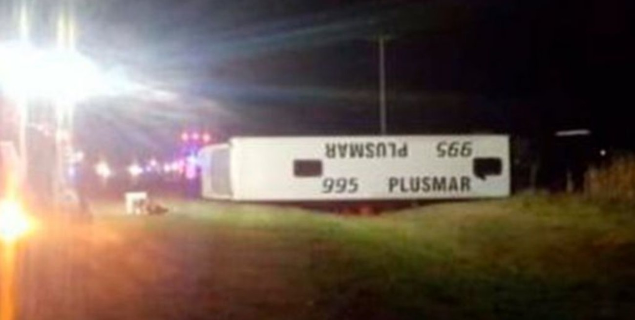 Volcó un micro de pasajeros: hay al menos dos muertos y 38 heridos