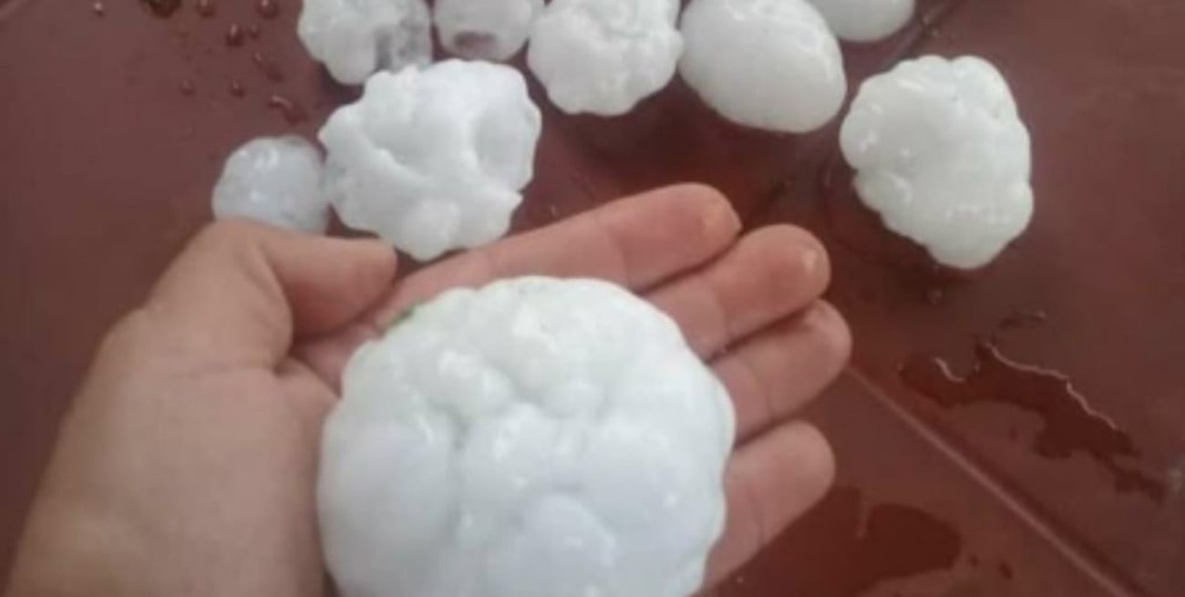 Temporal con granizo afectó localidades de Córdoba
