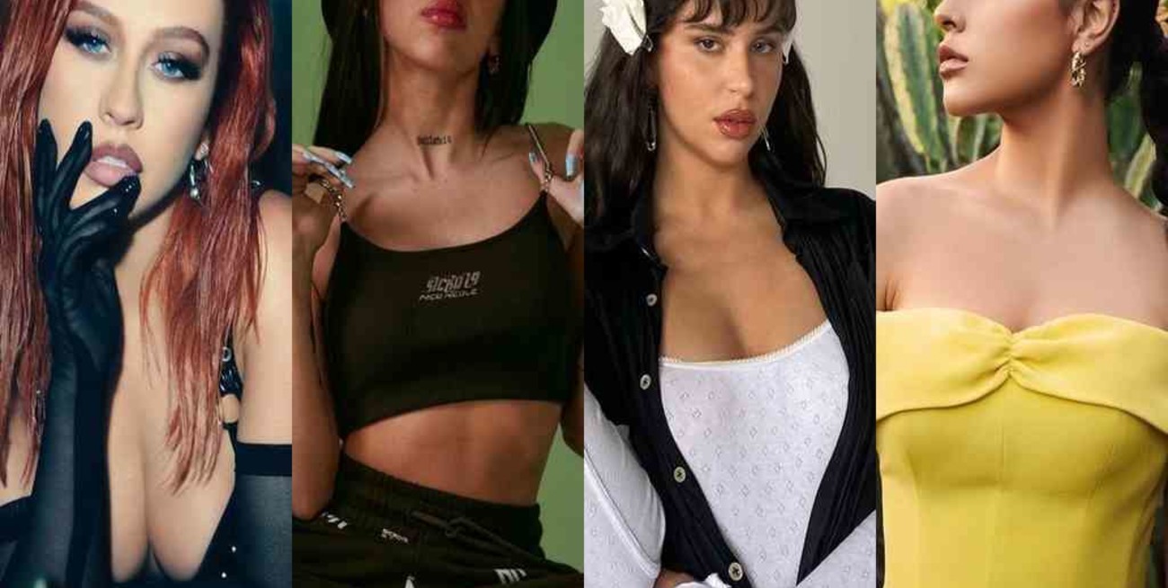 Christina Aguilera estrenó su nueva canción junto a la santafesina Nicki Nicole, Becky G, y Nathy Peluso