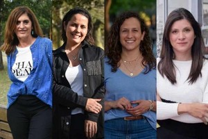 El Litoral / Gentileza. De izquierda a derecha: Molina, Mudallel, Mondino y Ramos.