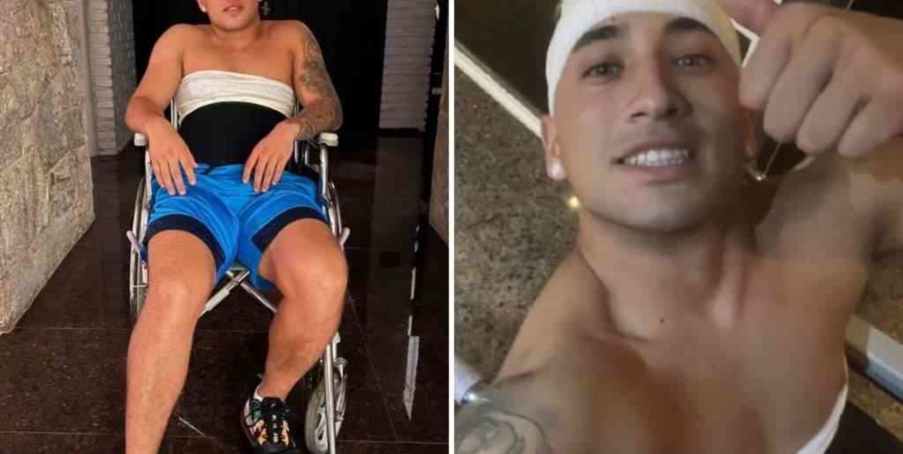 Vendado y en silla de ruedas, Yao Cabrera le respondió al Chino Maidana