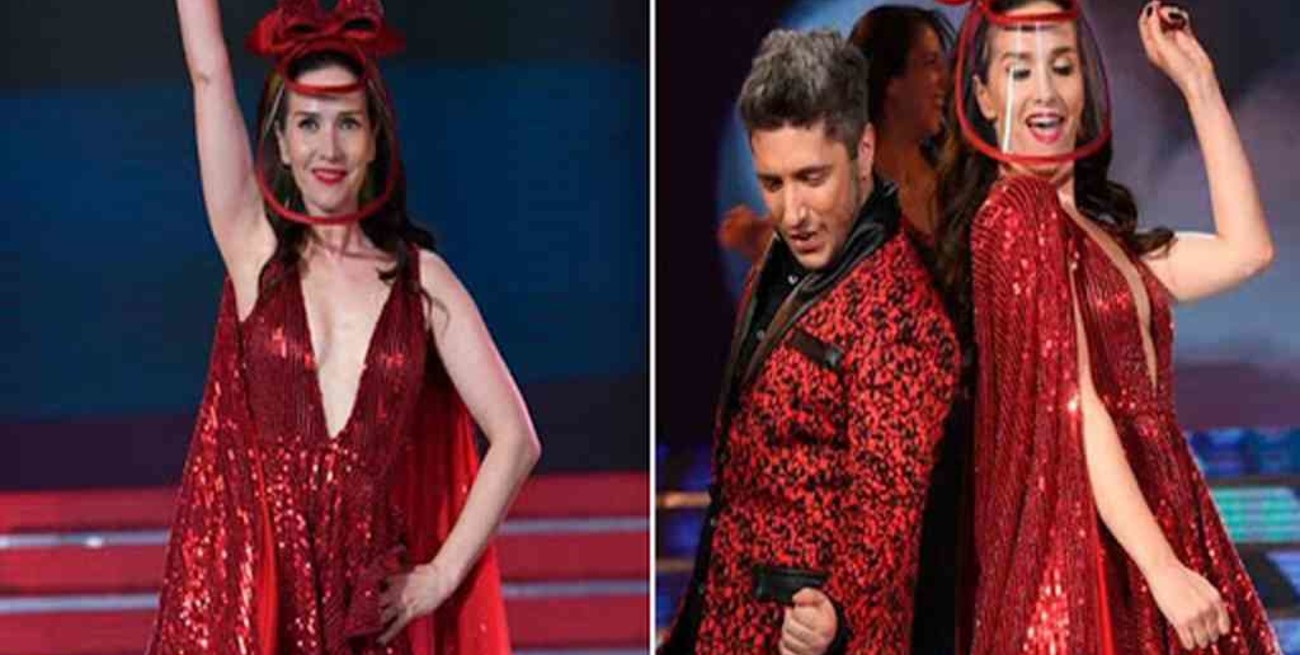 Natalia Oreiro sorprendió en la pista del Cantando 2020