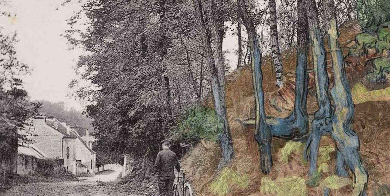 Encuentran una fotografía que muestra el camino en que el Van Gogh pintó su último cuadro