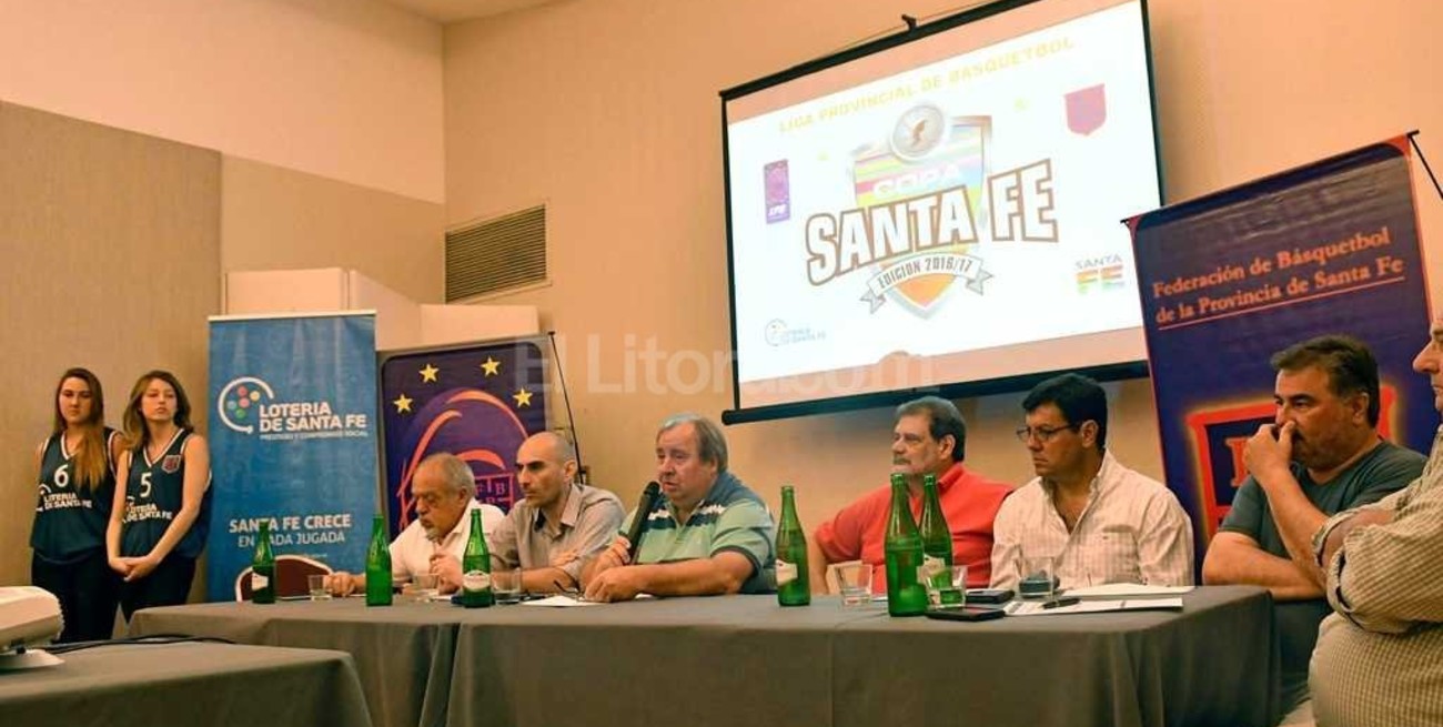 Sortearon las zonas de la Copa Santa Fe de Básquet