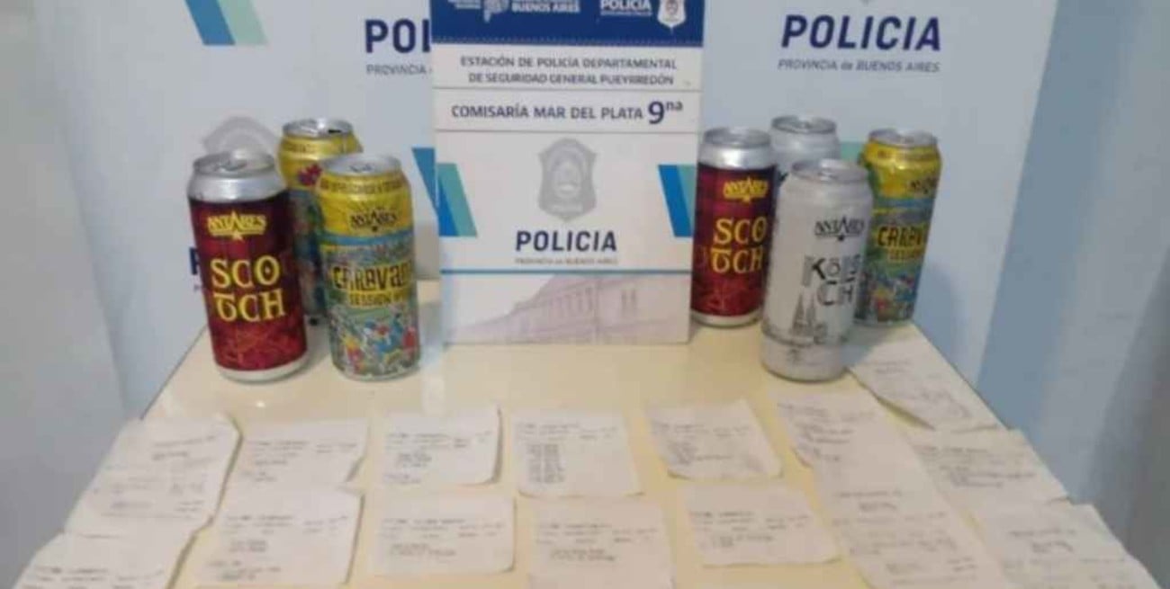 Rompió el ventiluz de un bar para robar latas de cerveza: lo detuvieron mientras bebía
