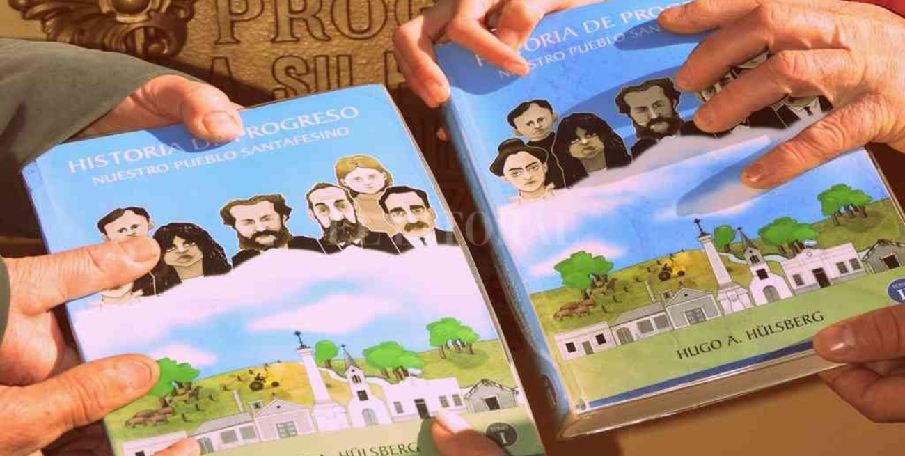 Lanzan una nueva edición del libro "Historia de Progreso, nuestro pueblo santafesino"