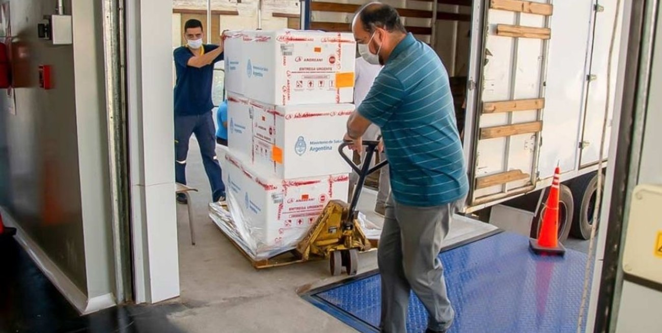 Córdoba recibió más de 41.000 vacunas Sputnik V