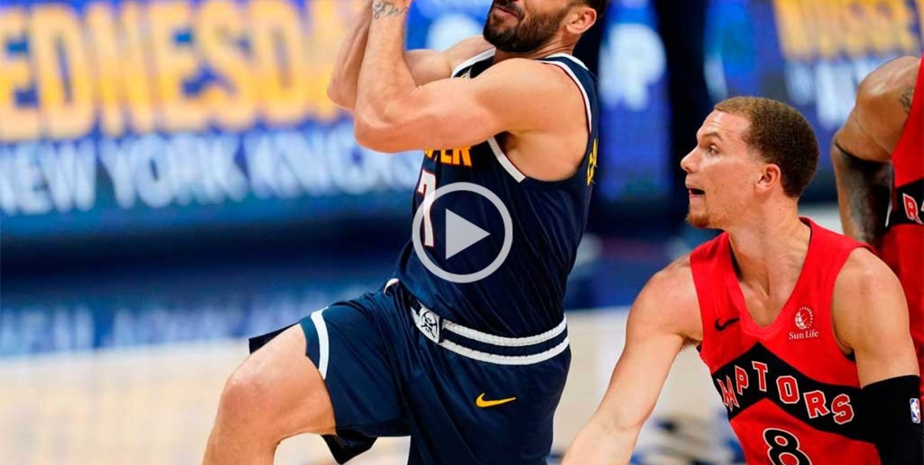 Campazzo y otra noche destacada en la victoria de Denver ante Toronto