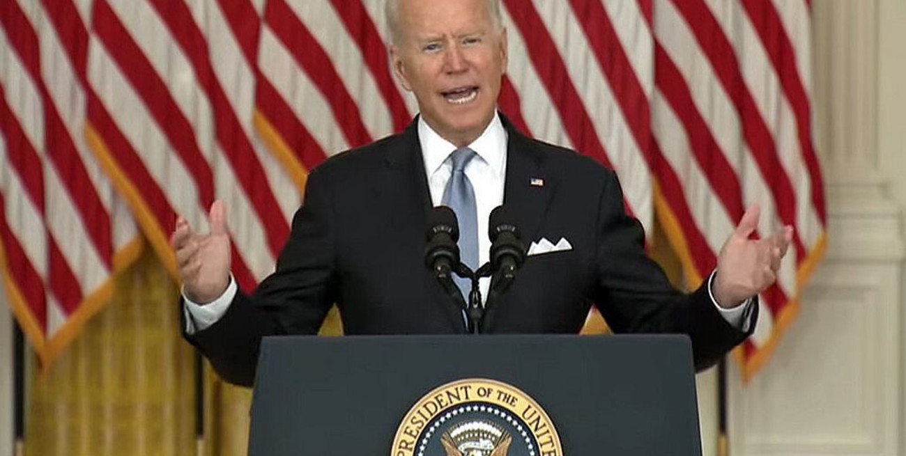 Joe Biden: "No lamento mi decisión de ponerle fin a la presencia estadounidense en Afganistán"