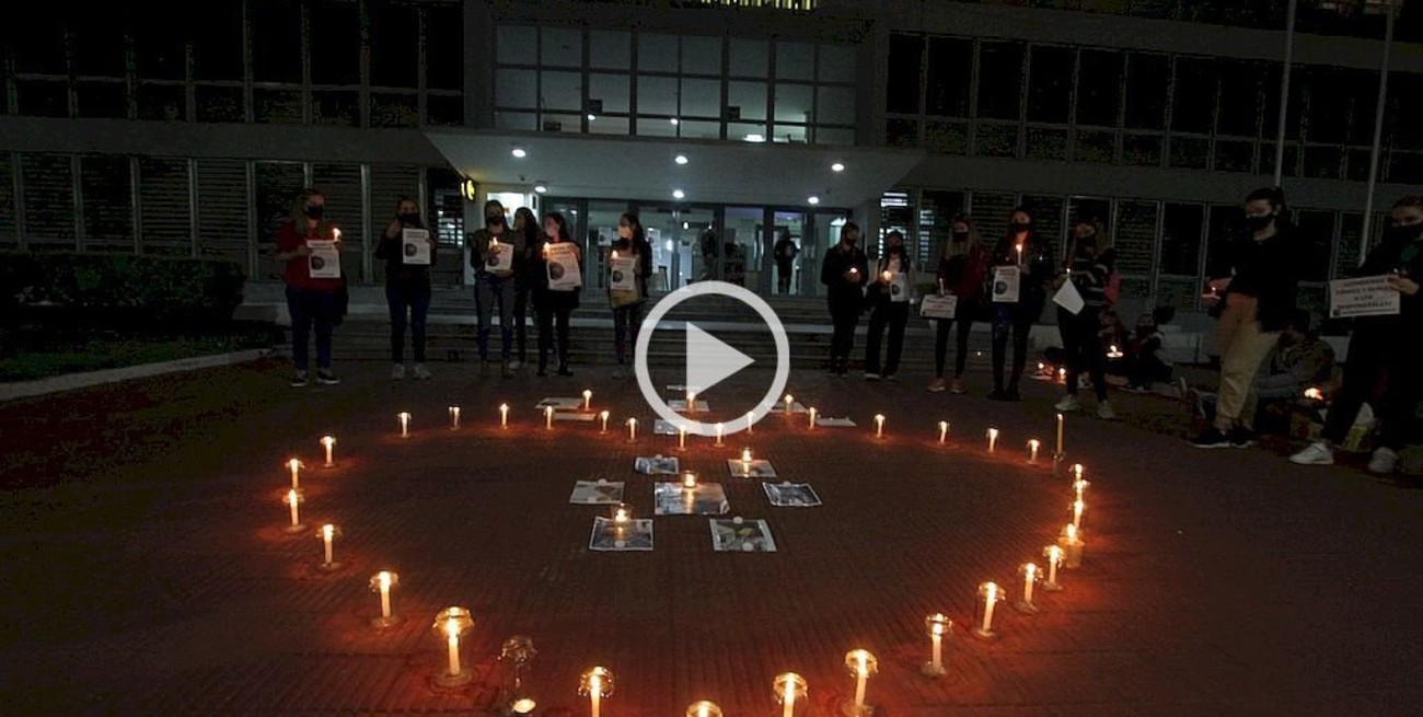 Video: Paraná pidió justicia por el crimen de Gonzalo Calleja