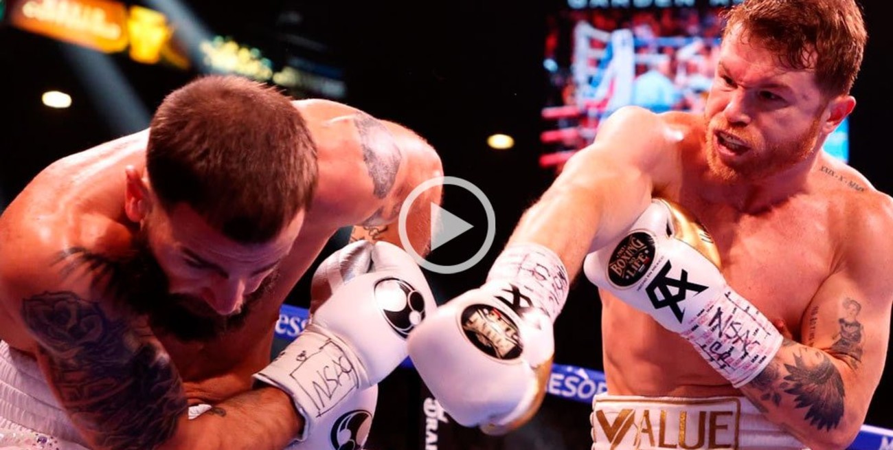 Video: Canelo se quedó con el título supermediano por nocaut