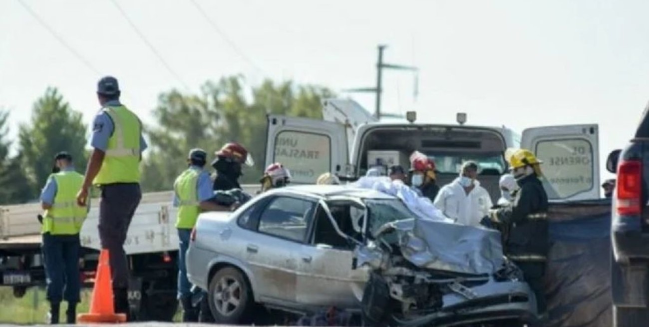 Dos hombres perdieron la vida en un accidente sobre Ruta Provincial 7