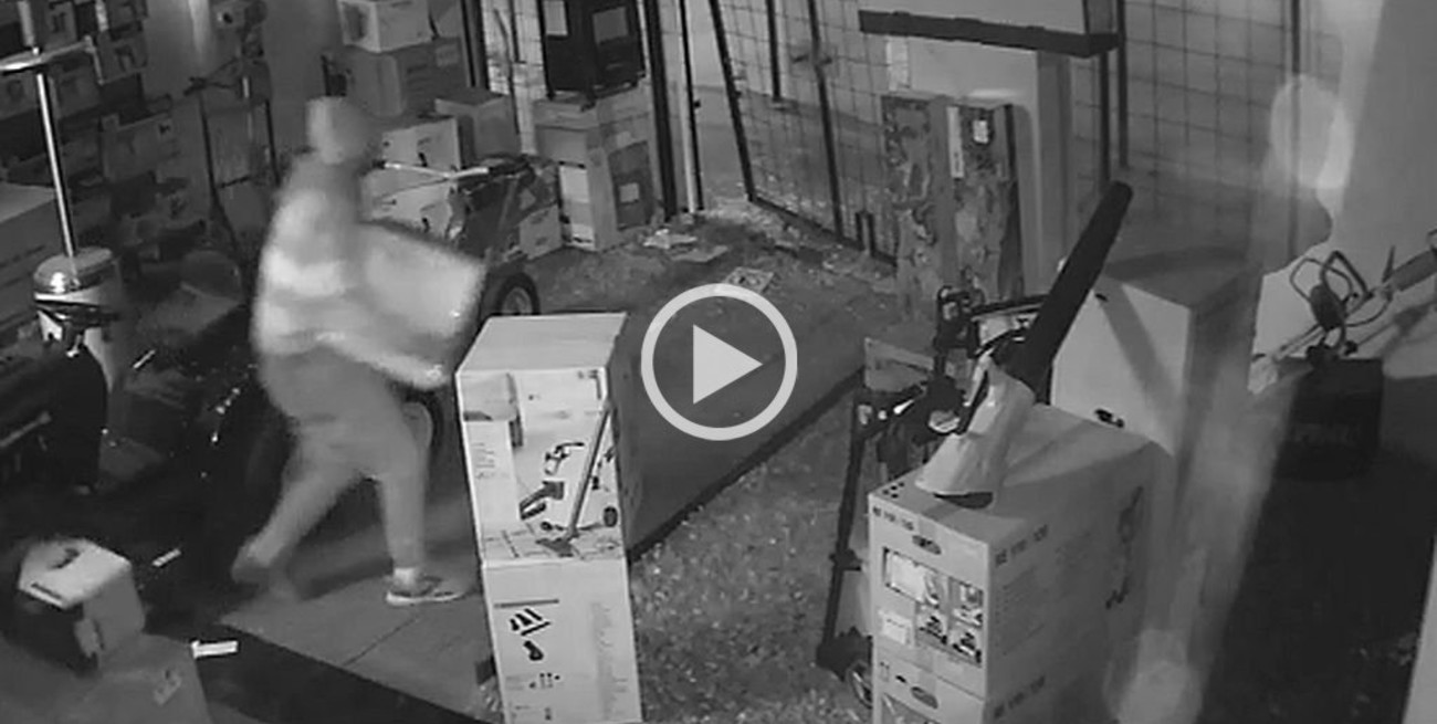 Santo Tomé: cinco meses después volvieron para robar lo mismo y quedaron registrados