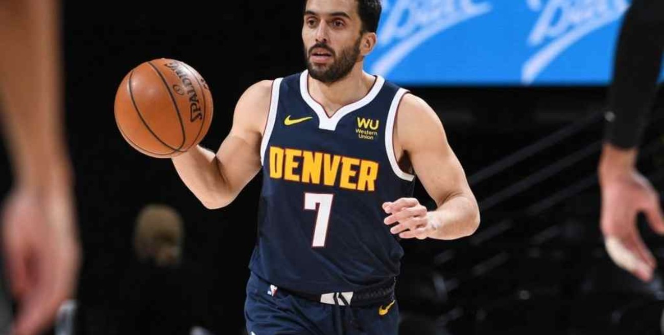 Campazzo fue titular en el agónico triunfo de Denver Nuggets frente a Memphis Grizzlies