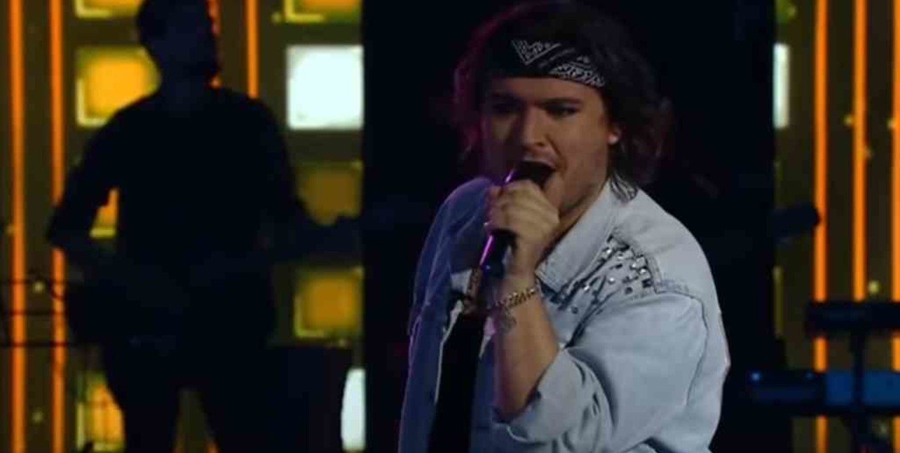 El santafesino Marcos Franchi se lució en el escenario y se adueñó de la batalla en La Voz Argentina