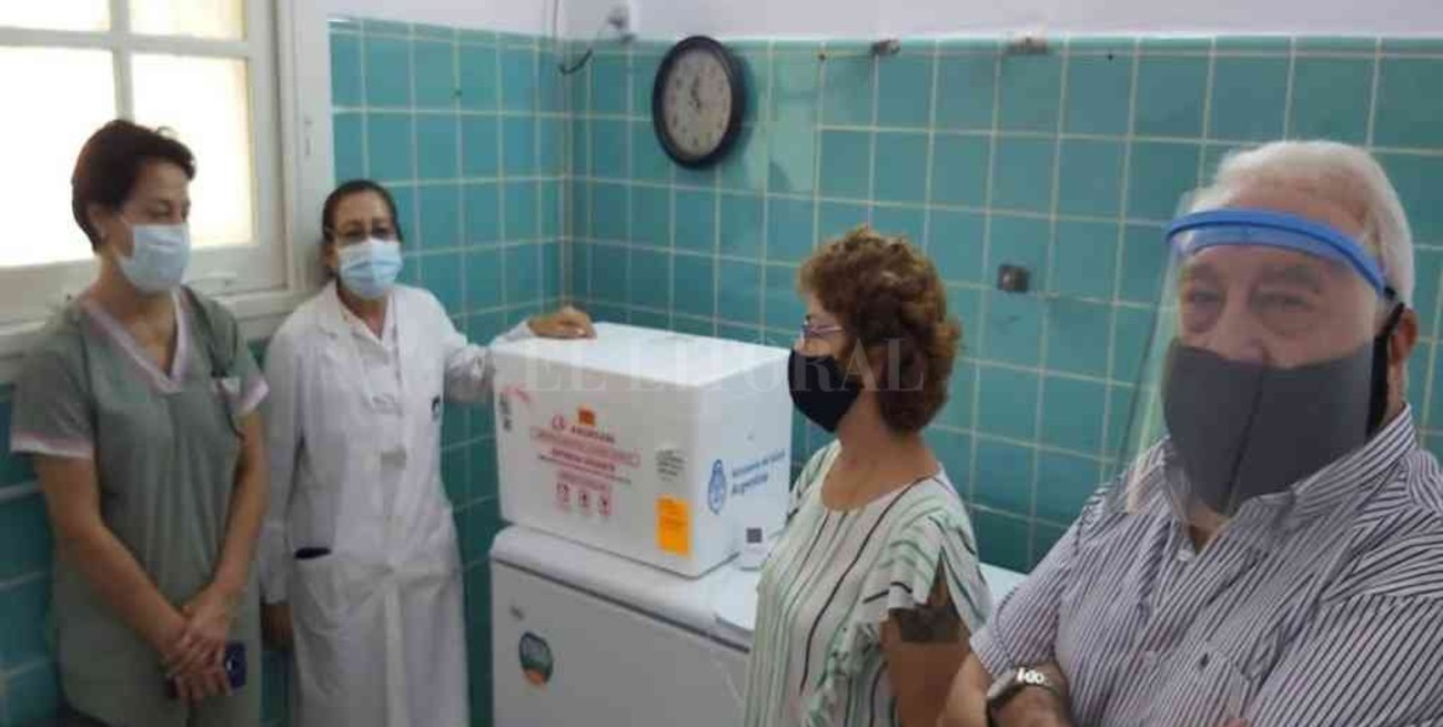 Sosa celebró que llegaron las primeras vacunas al departamento Vera