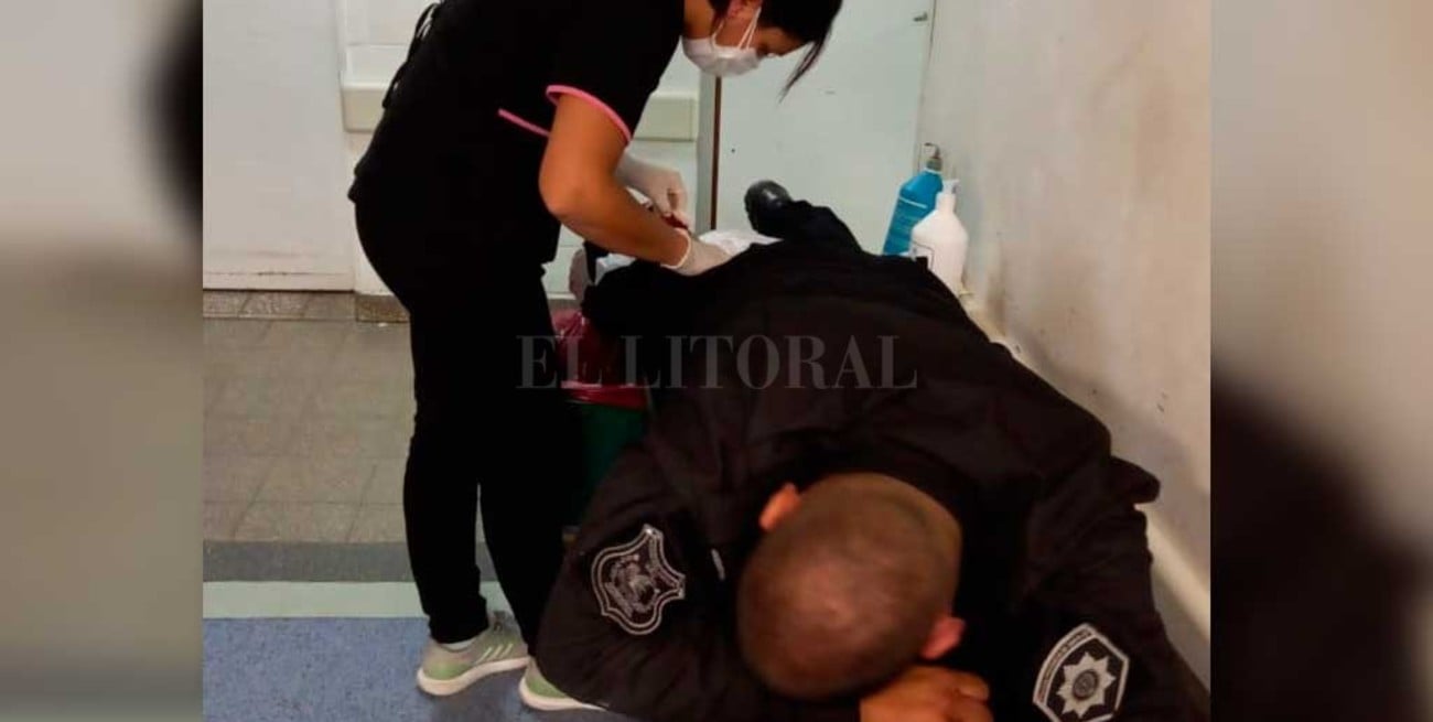 Tres policías heridos  en barrio Barranquitas