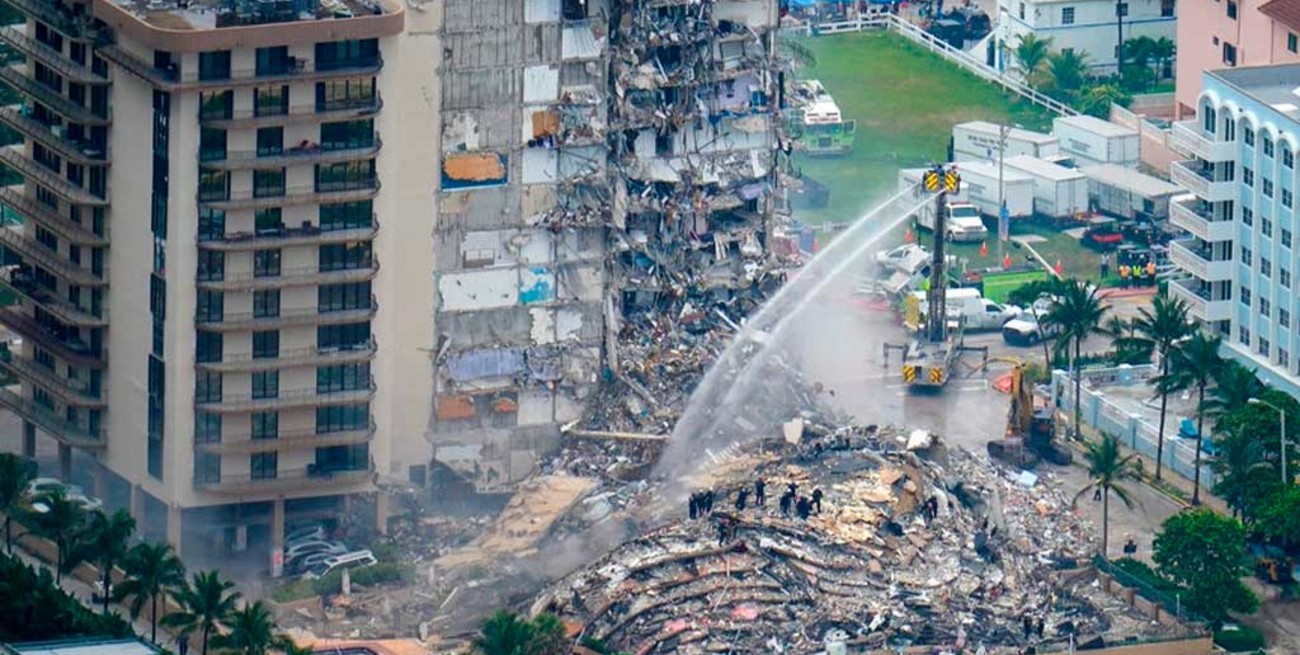 Un estudio previo reportó "daños estructurales importantes" en el edificio que colapsó en Miami