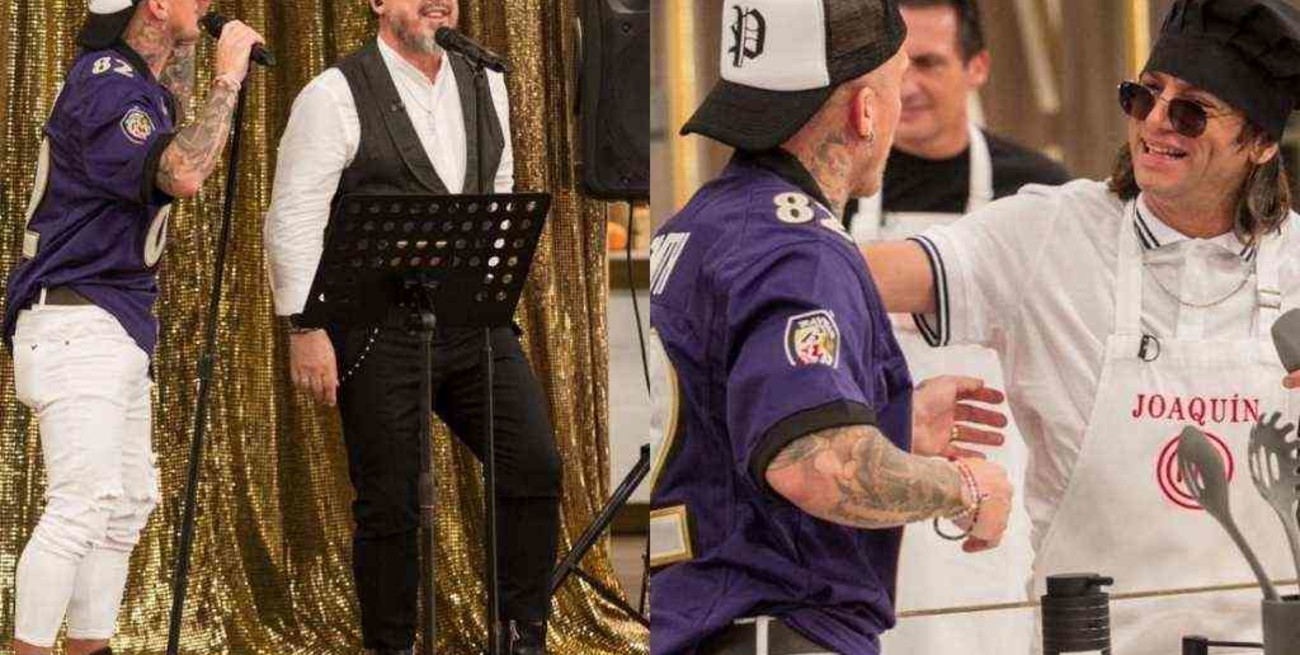 En una noche muy divertida, El Polaco visitó Masterchef y los hizo bailar y cantar a todos