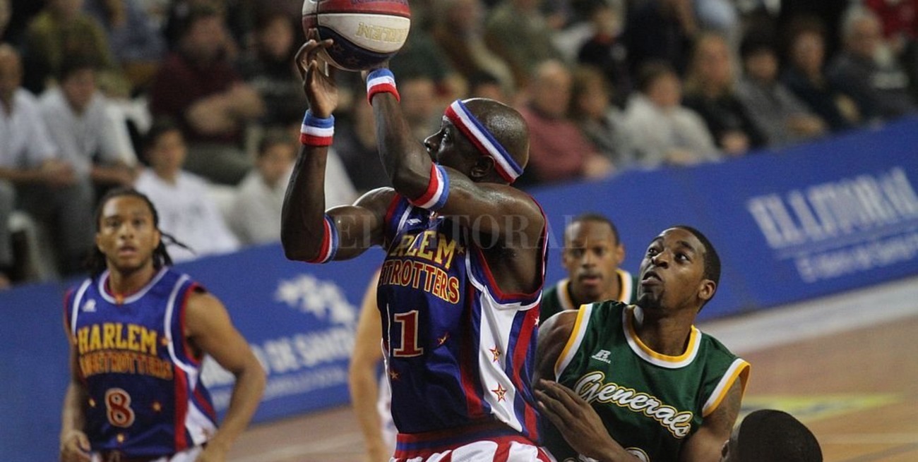 Exhibición de los Harlem Globetrotters