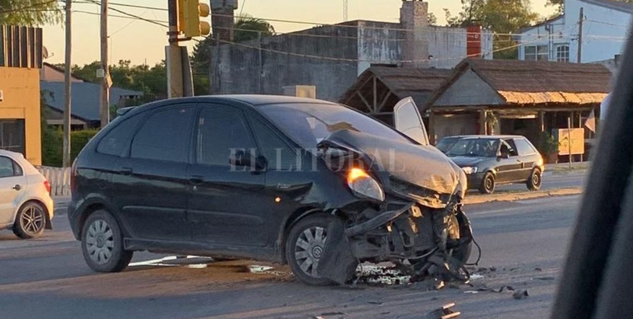 Fuerte choque en la Ruta 1