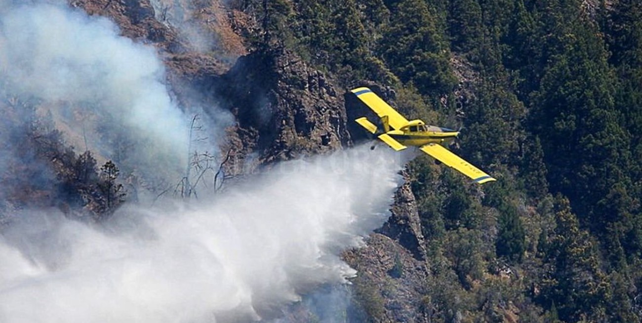 El Bolsón: concentran todos los esfuerzos en Nahuelpan y suman un helicóptero del Ejército