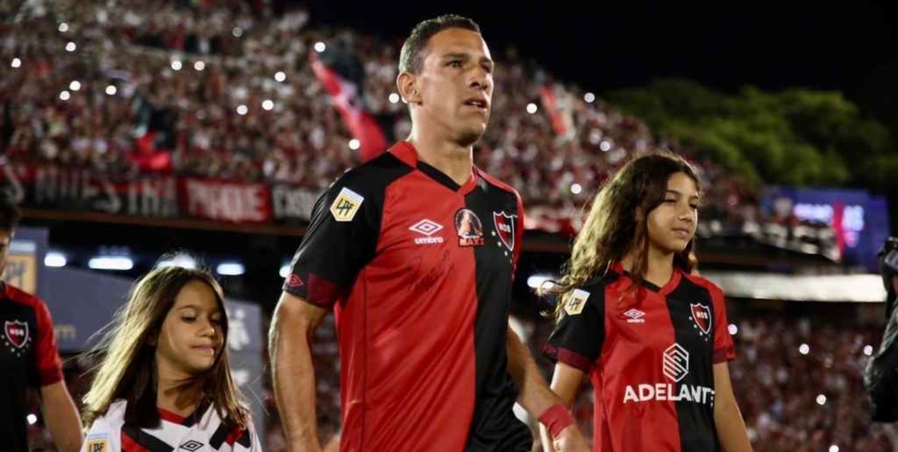 Maxi Rodríguez se despidió de su gente en el empate de Newells ante Banfield 