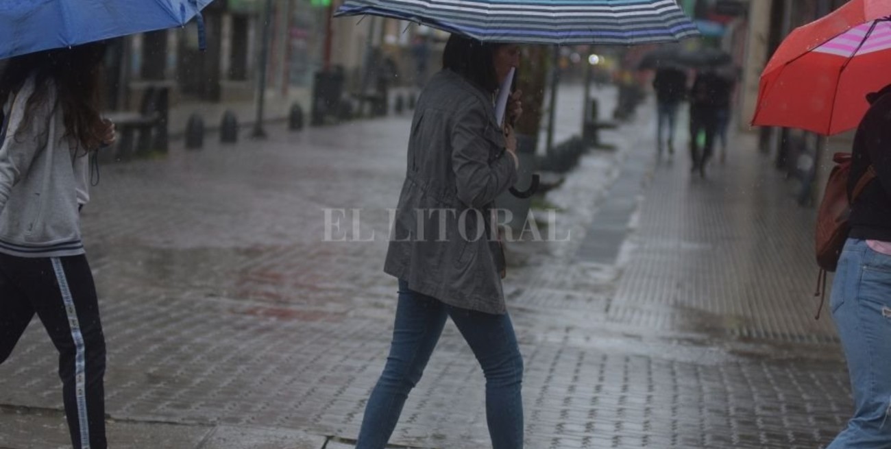 Intensa lluvia este viernes en la ciudad de Santa Fe