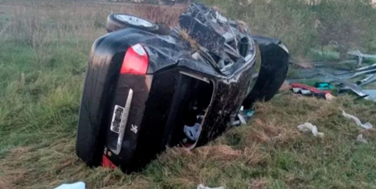 Fatal vuelco en el cruce de las rutas 12 y 131