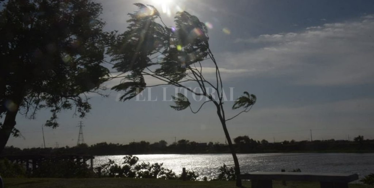 Alerta amarillo por vientos fuertes este martes en la ciudad de Santa Fe