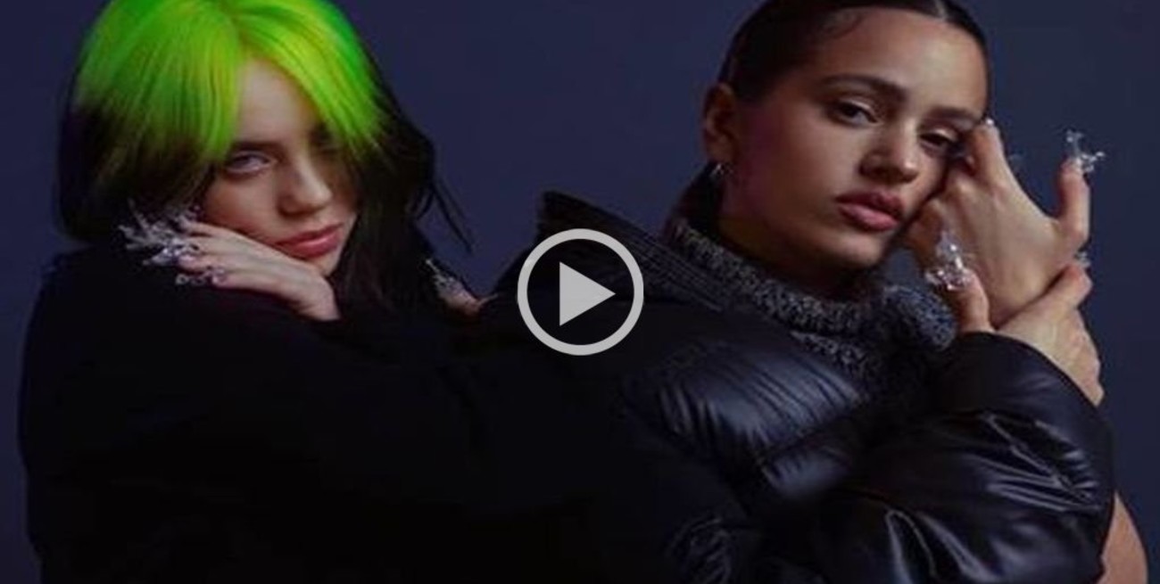 Rosalía y Billie Eilish presentarón "Lo vas a olvidar", su primera canción juntas 