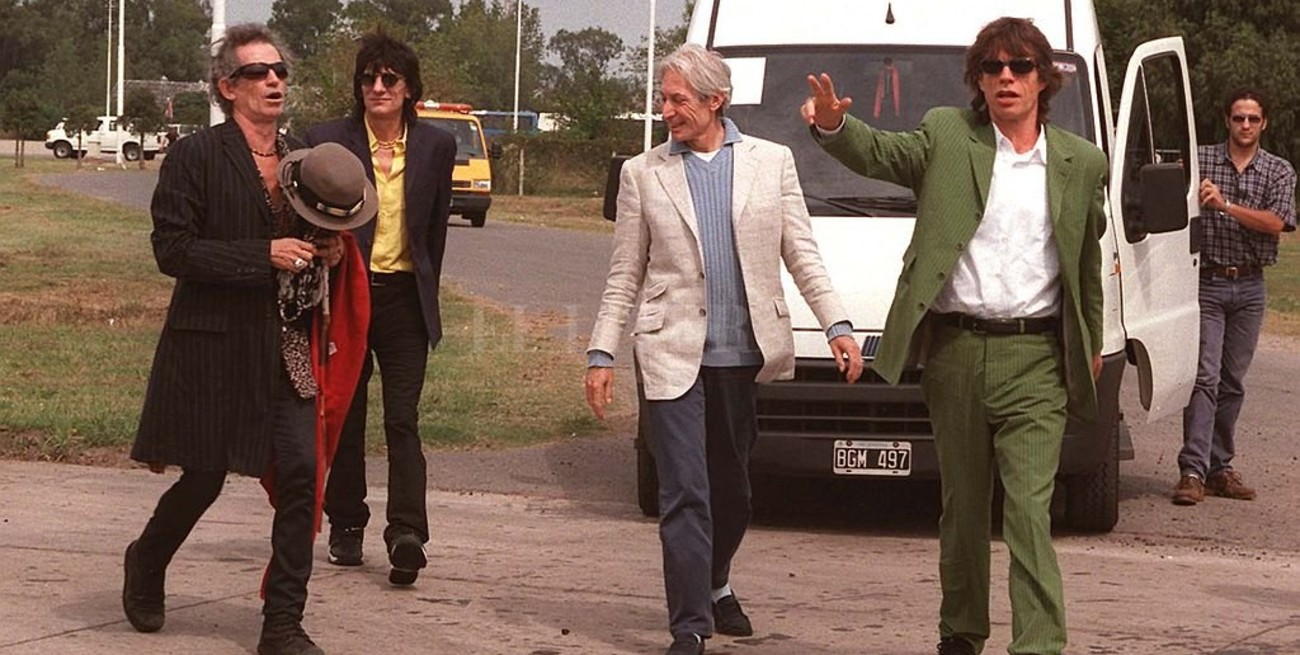 Charlie Watts, el más ovacionado por el público en la primera visita de los Stones a la Argentina