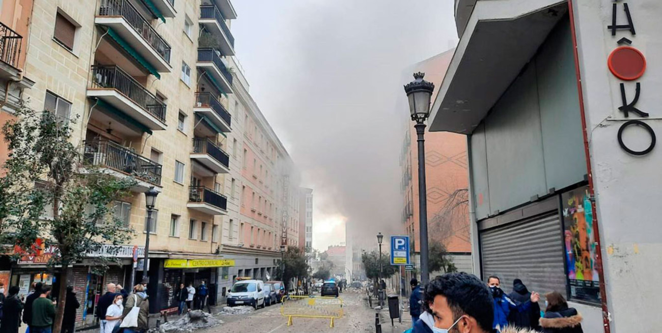 Al menos dos muertos tras la explosión en Madrid