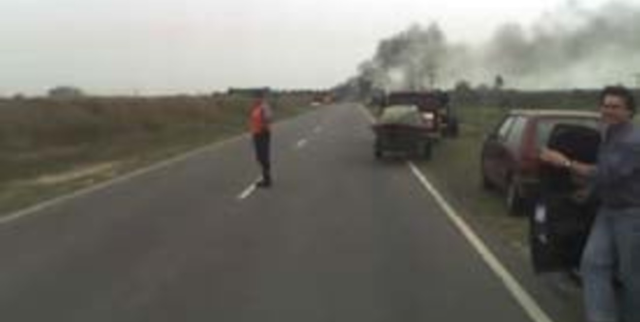 Accidente fatal sobre la Ruta 1