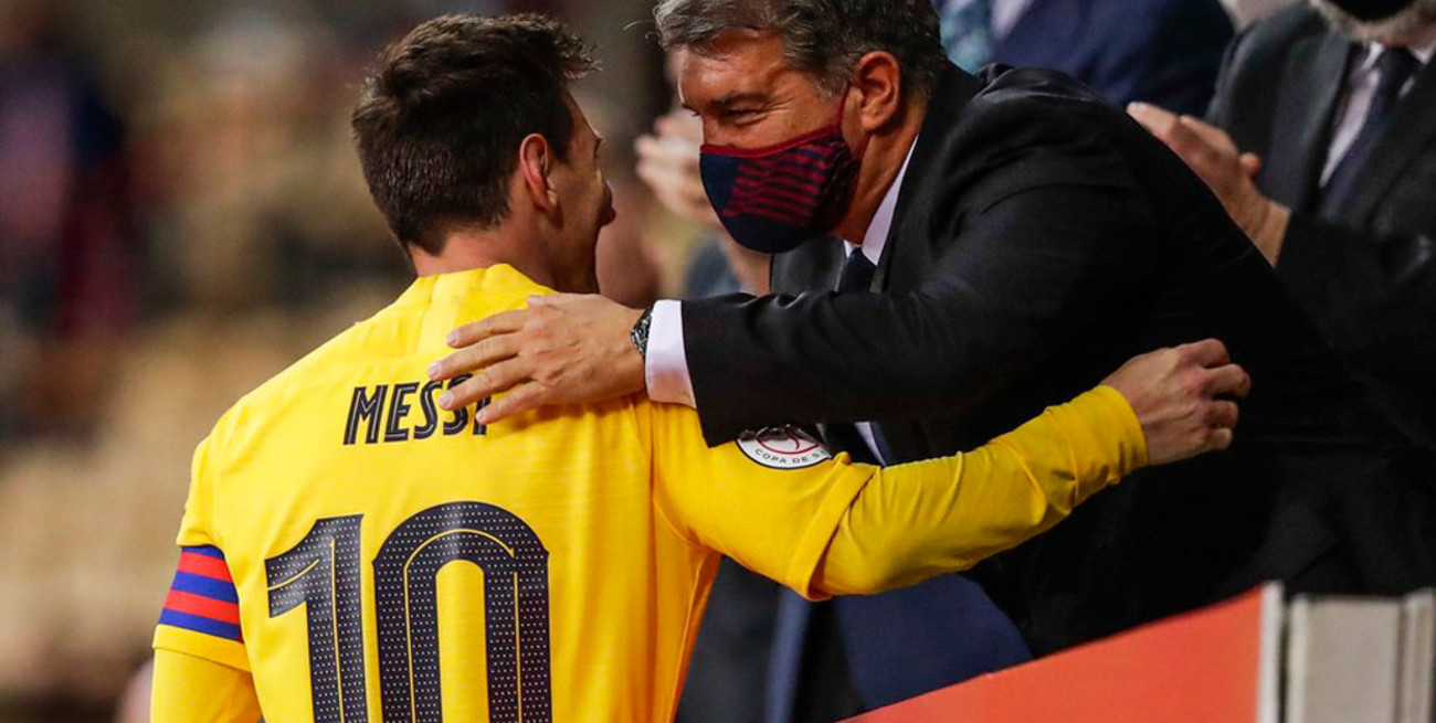 El presidente del Barcelona y un mensaje a los hinchas por Messi: "Tranquilos"
