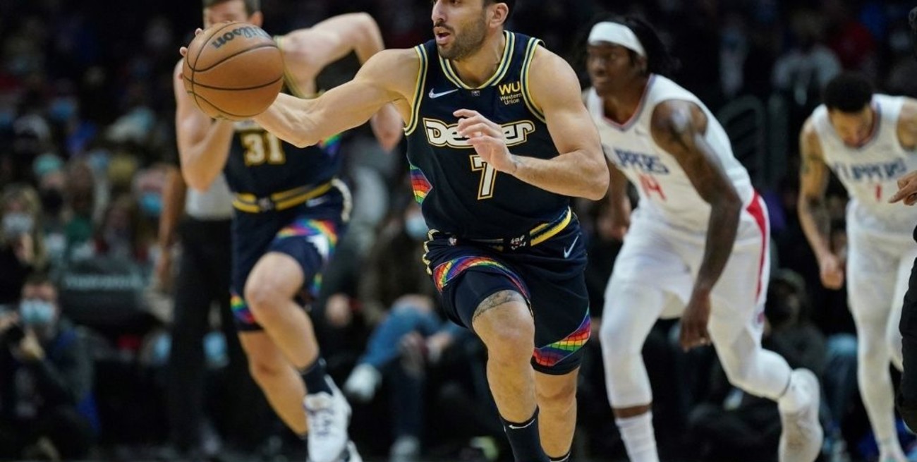 Sacrificio y entrega de Campazzo para una nueva victoria de los Nuggets ante los Clippers en la NBA