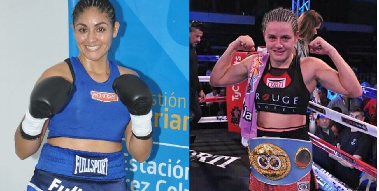 Las argentinas Daniela Bermúdez y Cintia Castillo pelean por el título supergallo FIB
