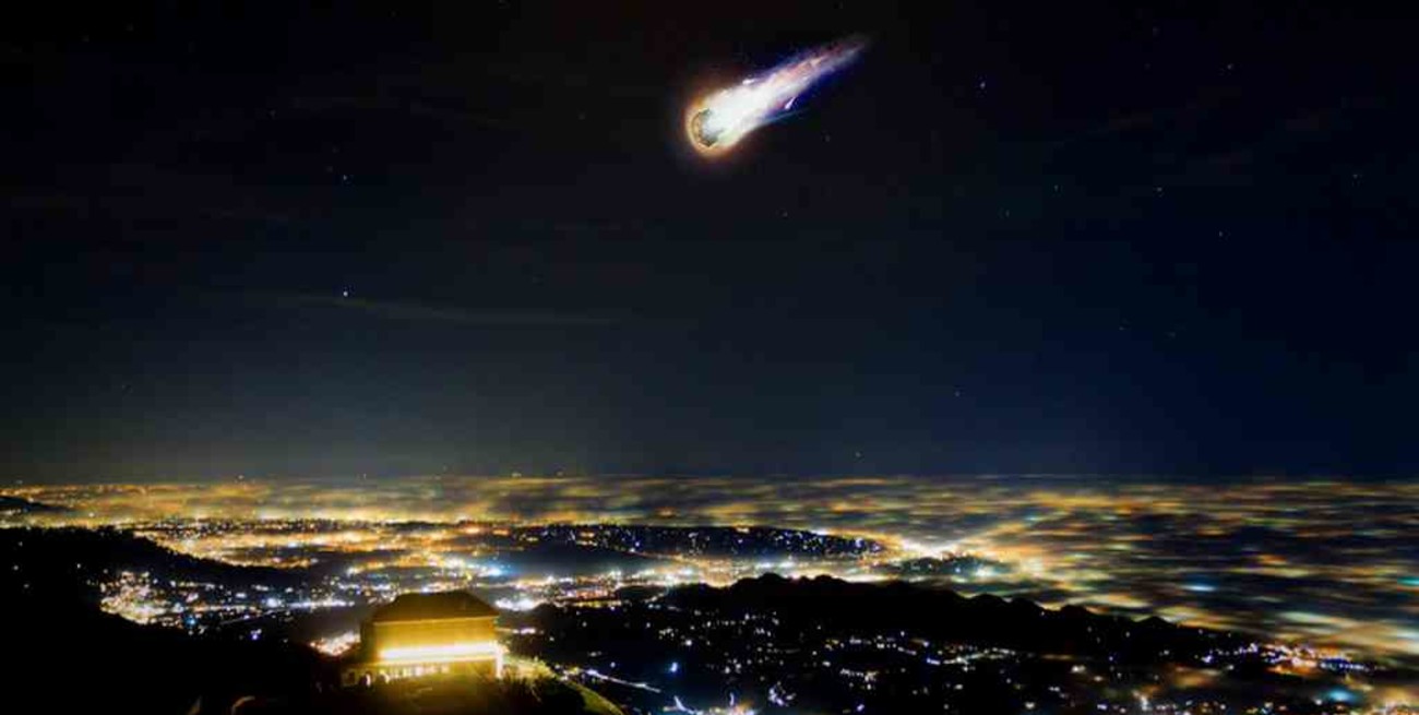 Turquía: un extraño objeto brillante cayó del cielo en forma de espiral