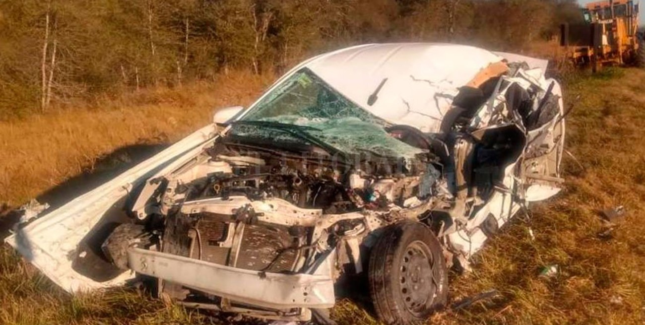 Murió un hombre que protagonizó un choque contra dos camiones