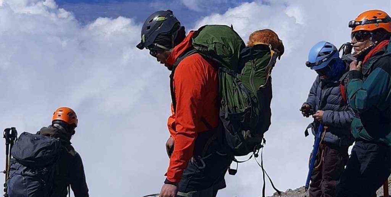 México: alpinistas escalaron más de 5 mil metros para rescatar a un perrito atrapado en el volcán Pico de Orizaba