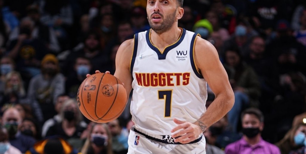 Facundo Campazzo aportó dos puntos en la derrota de Denver